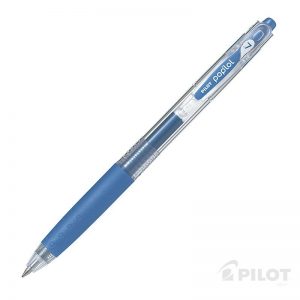 Lápiz Gel Poplol 0.7mm Azul Metálico Pilot
