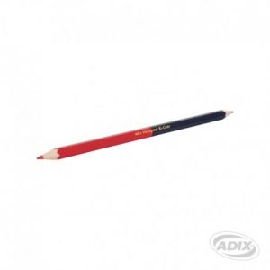 Lápiz bicolor delgado rojo/azul Adix