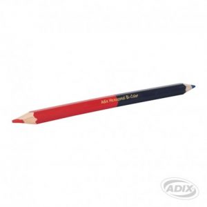 Lápiz bicolor grueso rojo/azul Adix
