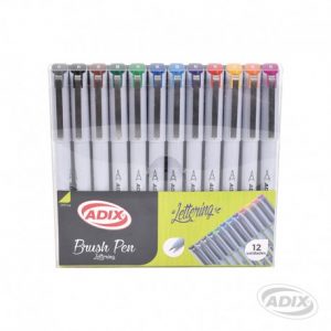 Set Brush Pen 12 colores Adix