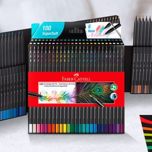 Lápices De Colores Super Soft 100 Colores FABER-CASTELL