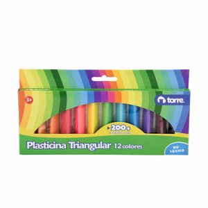 Plasticina Triangular 12 Colores TORRE