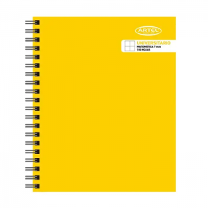Cuaderno Universitario 100 Hojas M7 Liso Color ARTEL