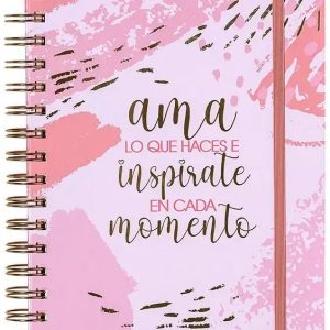 Planner 12 meses Rose Gold 164x214mm ARTEL