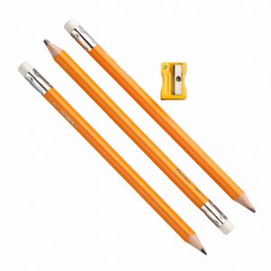 Set 3 lápices jumbo grafito HB n°2 triangulares TORRE