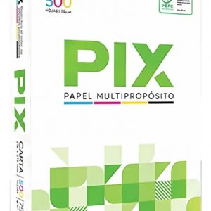 Resma Papel Fotocopia Multipropósito Carta Blanco 500 Hojas PIX