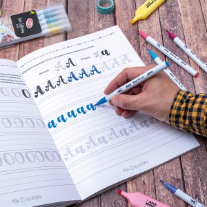 Libro para Caligrafía y Lettering nivel1 – Introducción CREATIVE